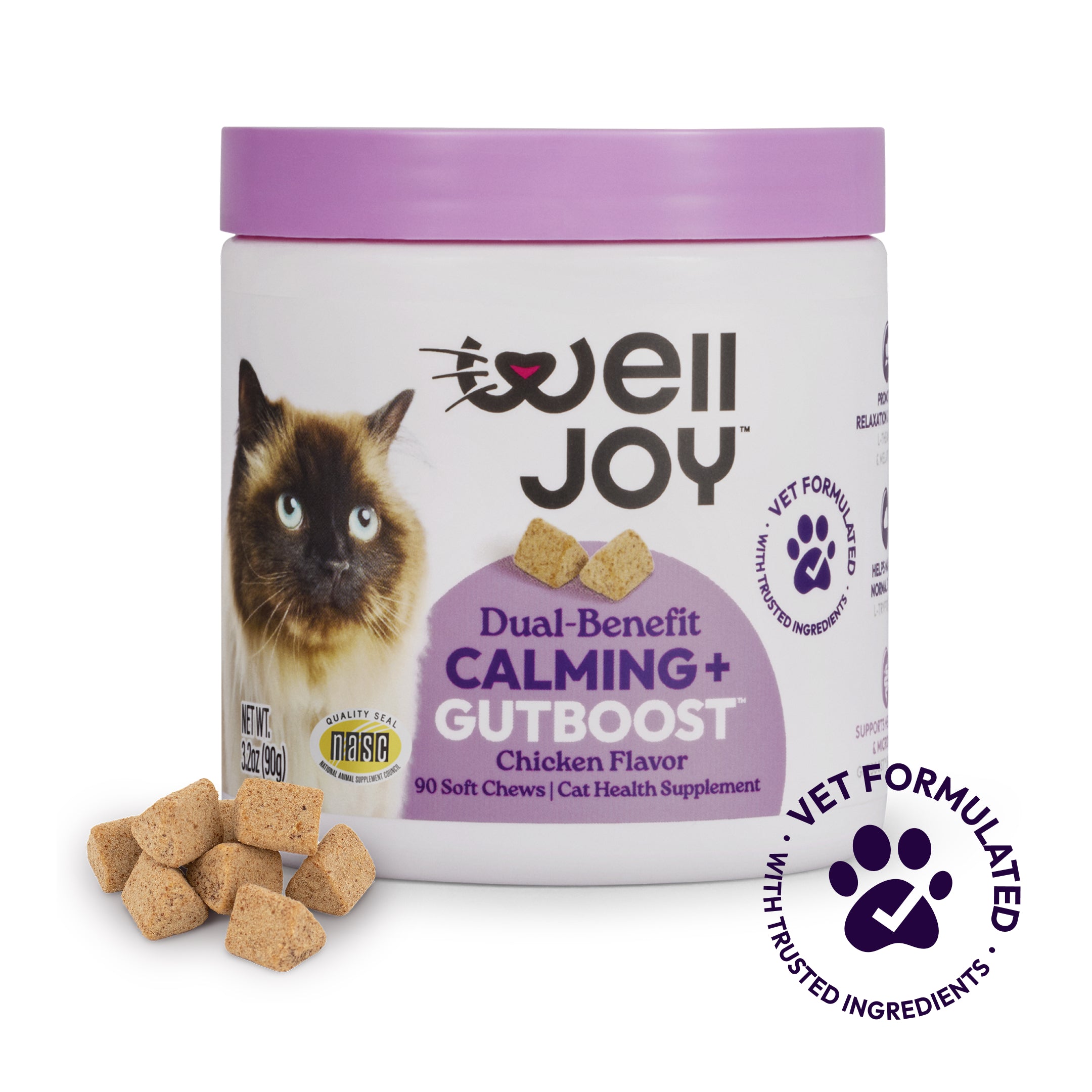 WellJoy Calming+ Supplement for Cats – WellJoy®