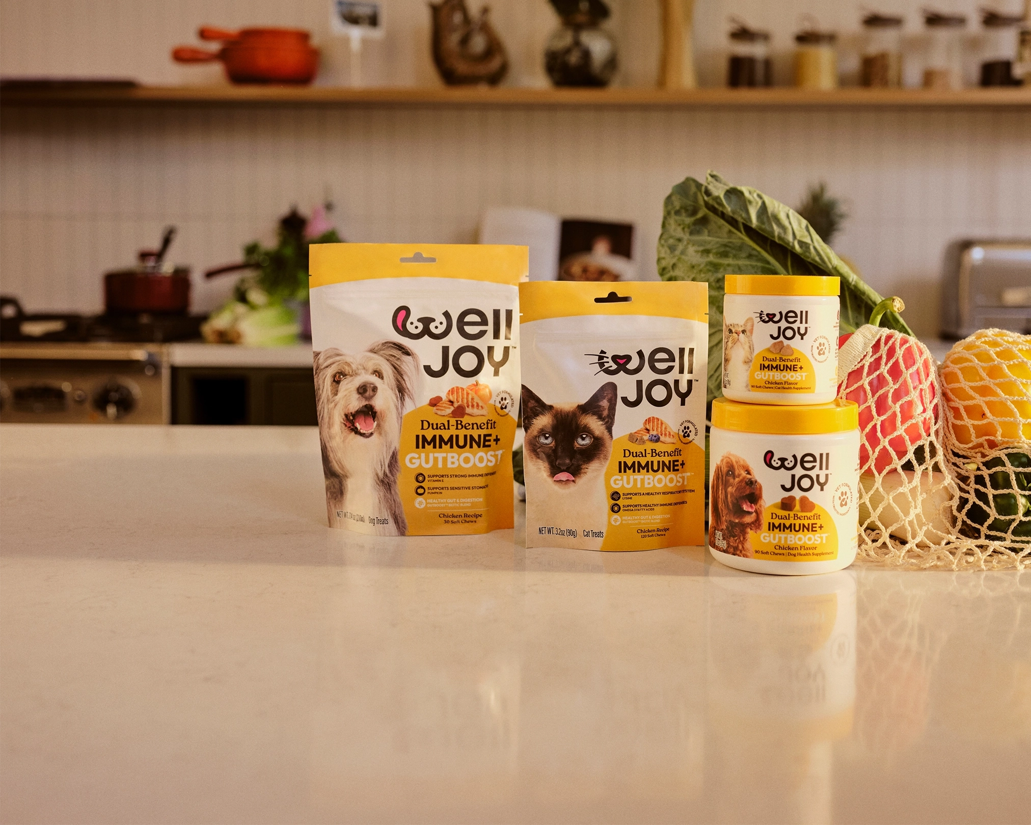 Two ways to pet wellbeing. One way to shared joy.