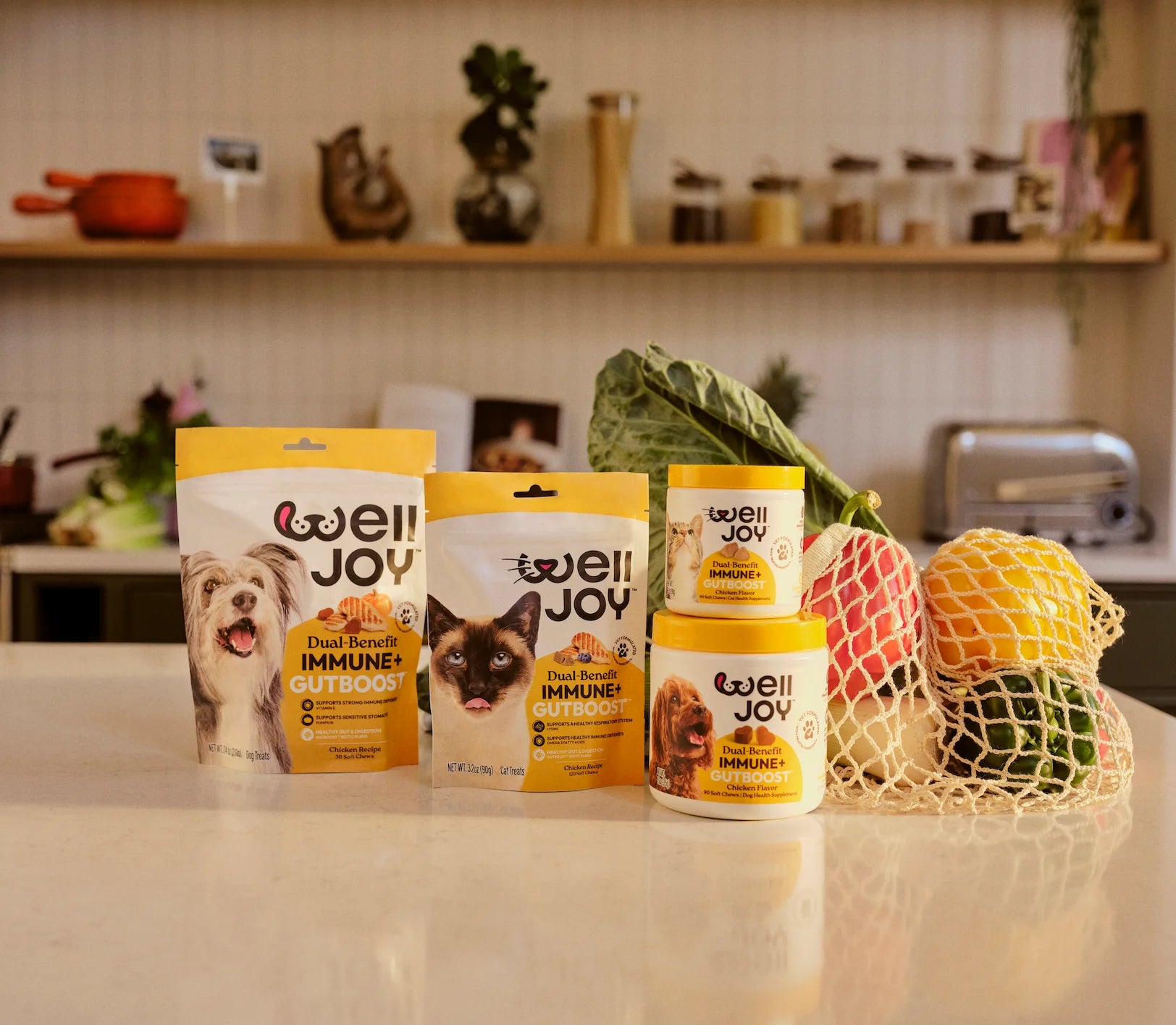 Two ways to pet wellbeing. One way to shared joy.