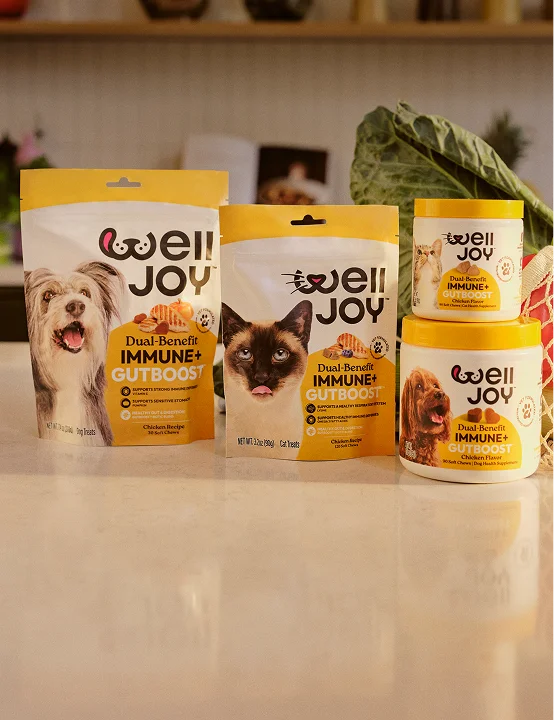 Two ways to pet wellbeing. One way to shared joy.